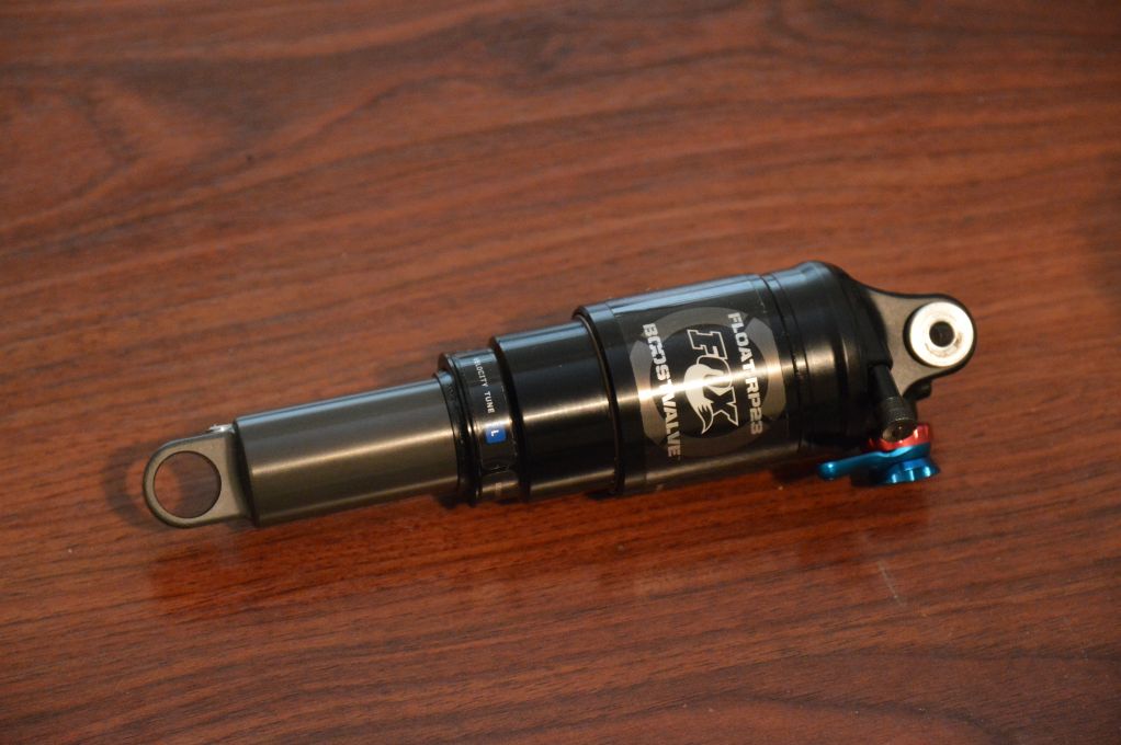 Fox RP23 rear shock with high volume air can and boost valve