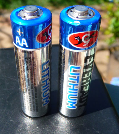 Eveready Lithium Batteries