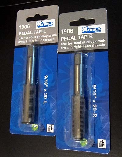 bike pedal thread size