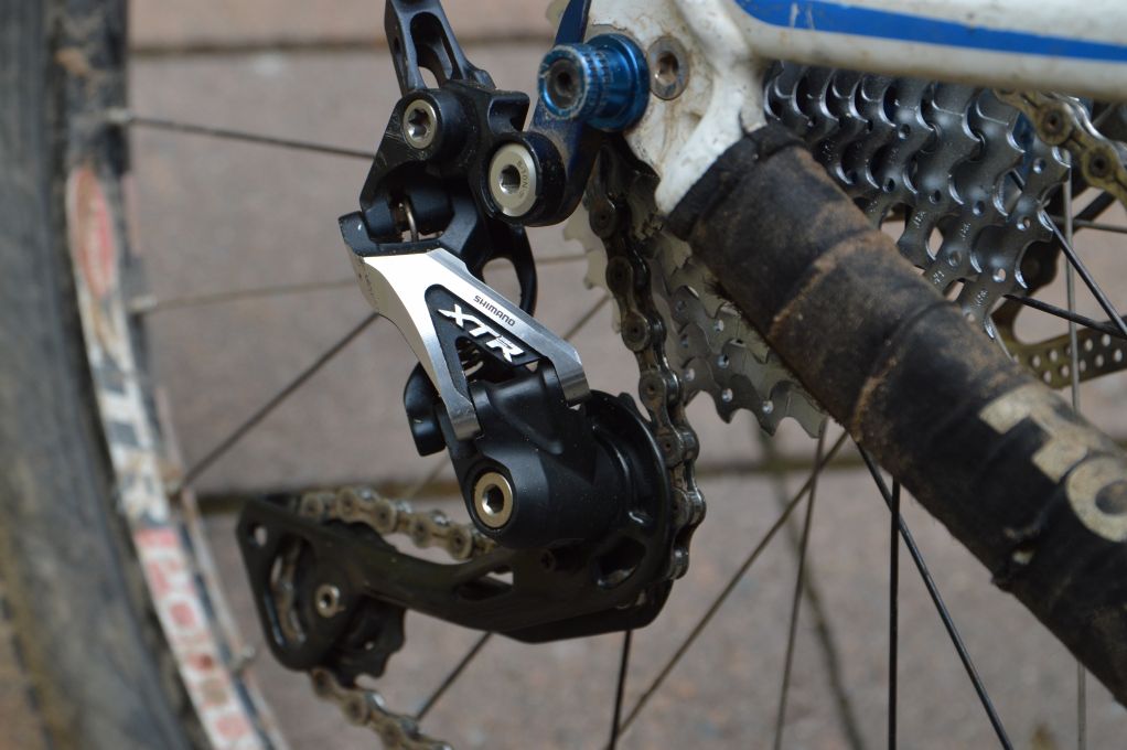 Shimano XTR 10 speed derailleur with 11 speed shifter