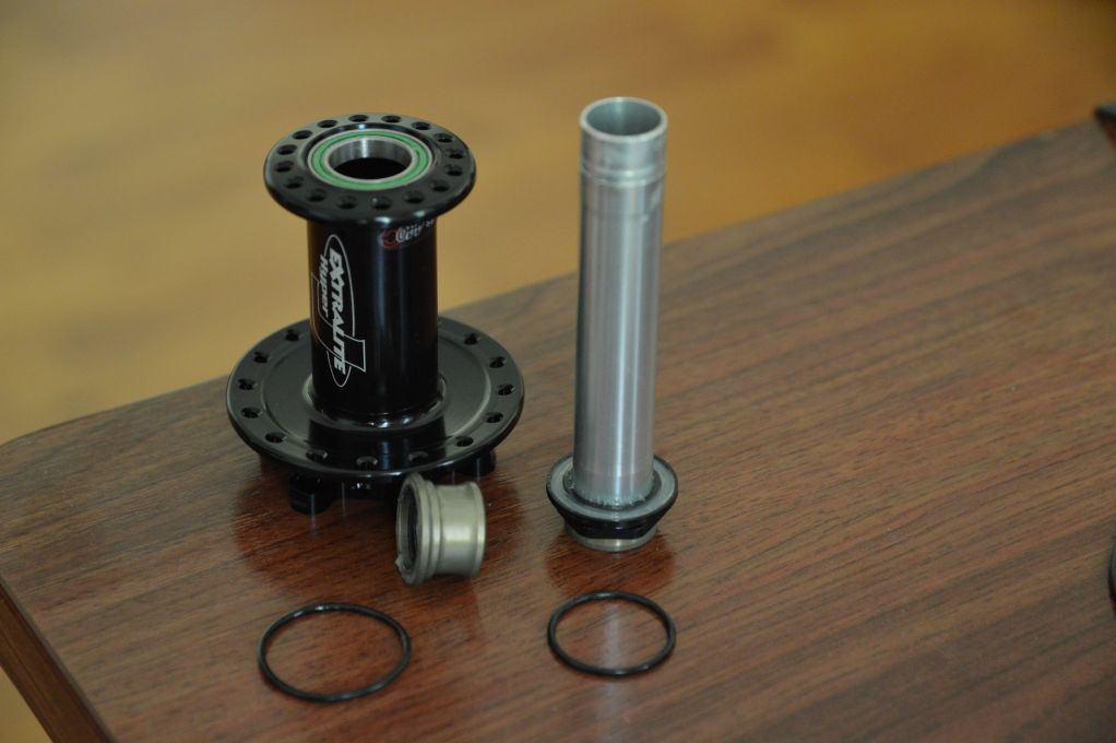 Extralite Hyper JF hub in 32h with 15mm through axle