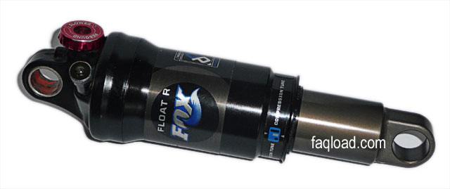 Picture of Fox Float R shock 2010 model from Anthem X in 165mm x 38mm stroke