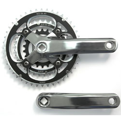 short bicycle cranks