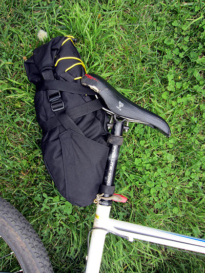 diy bike saddle bag