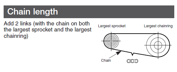 sram 11 speed chain length