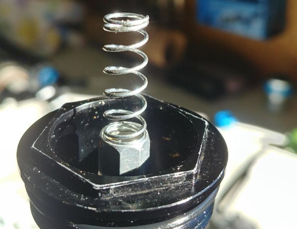 DIY replacement wire circlip from a suitable size spring