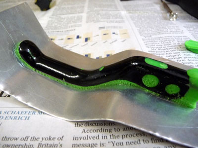 Making a mold for carbon fiber brake lever